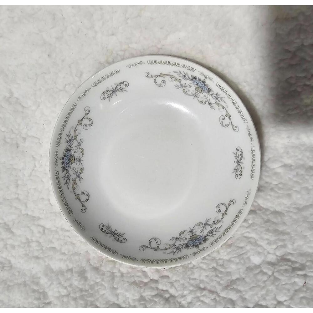 Diane Fine Porcelain China Small Plate Floral Design White 5.75" Made In Japan